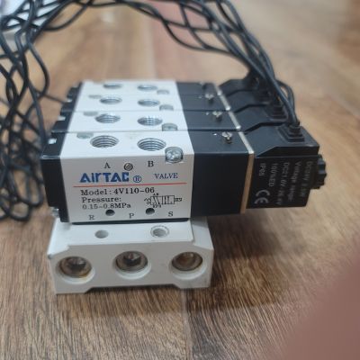 Van điện từ khí nén Airtac 4V110-06 (đã test, hàng tháo máy, không gồm đế) ()