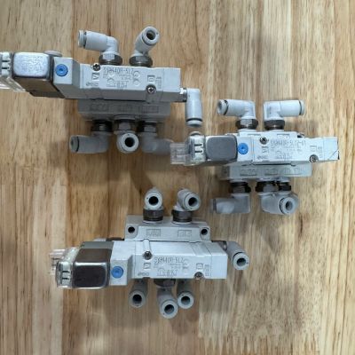 Van điện từ SMC 5 cổng SY3140R-5LOZ SY3140R-5LZ SY3140R-5LOZ-01 SY3140R-5MZ-01 (used, kèm dây, như hình) (SY3140R-5LOZ)
