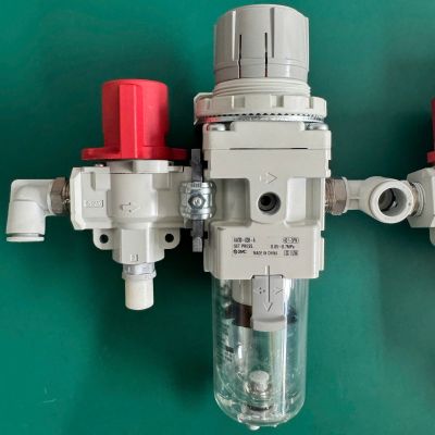 Bộ lọc khí nén SMC AW30-03B-A tích hợp van khoá (hàng used, đã test OK) ()