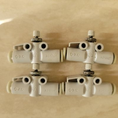Van tiết lưu SMC ống 4 thẳng (AS1002F) - hàng tháo máy ()